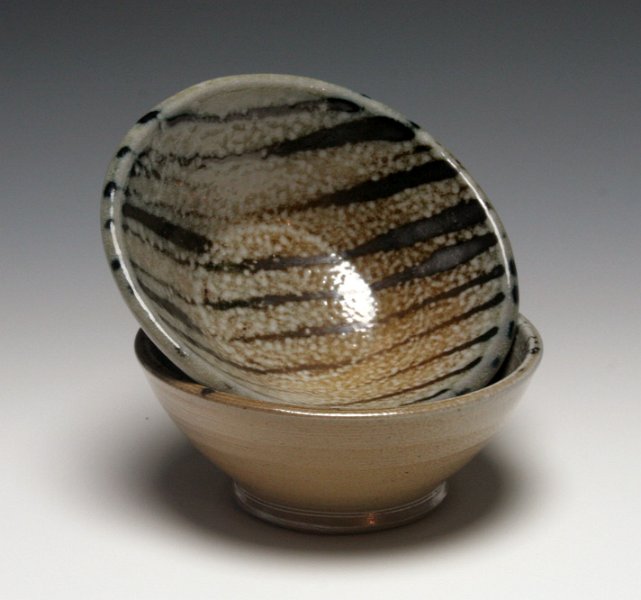 6520 Salt-fired Stoneware Tiny Bowls.JPG